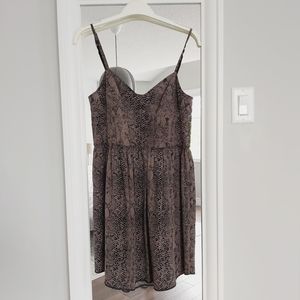 Wilfred Silk Dress Animal Print Size 4